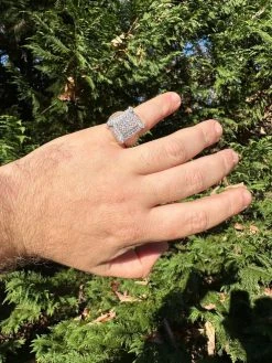 Men's Real 925 Silver 14k Rose Gold Plated MOISSANITE Large 3D Iced Hip Hop Ring 39 Men's Real 925 Silver 14k Rose Gold Plated MOISSANITE Large 3D Iced Hip Hop Ring -Harlem Bling Shop harlembling mens real 925 silver 14k rose gold plated moissanite large 3d iced hip hop ring 39782.1700107209