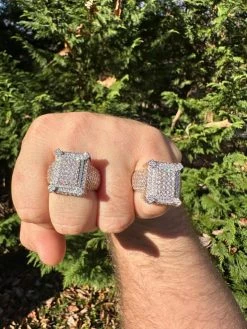 Men's Real 925 Silver 14k Rose Gold Plated MOISSANITE Large 3D Iced Hip Hop Ring 36 Men's Real 925 Silver 14k Rose Gold Plated MOISSANITE Large 3D Iced Hip Hop Ring -Harlem Bling Shop harlembling mens real 925 silver 14k rose gold plated moissanite large 3d iced hip hop ring 63979.1700107232