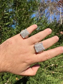 Men's Real 925 Silver 14k Rose Gold Plated MOISSANITE Large 3D Iced Hip Hop Ring 35 Men's Real 925 Silver 14k Rose Gold Plated MOISSANITE Large 3D Iced Hip Hop Ring -Harlem Bling Shop harlembling mens real 925 silver 14k rose gold plated moissanite large 3d iced hip hop ring 87028.1700107257