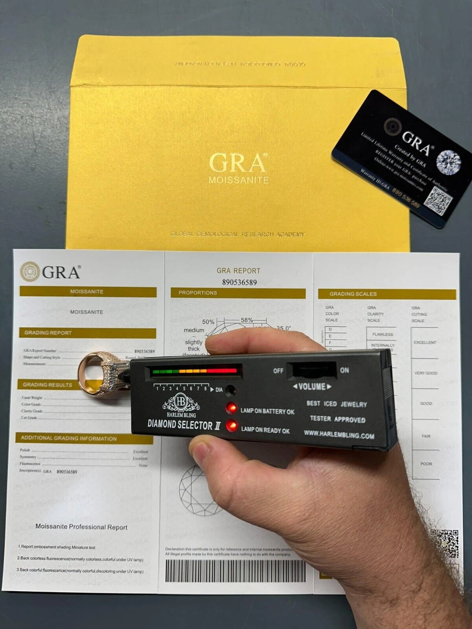 Men's Real 925 Silver 14k Rose Gold Plated MOISSANITE Large 3D Iced Hip Hop Ring 9 Men's Real 925 Silver 14k Rose Gold Plated MOISSANITE Large 3D Iced Hip Hop Ring - Image 7