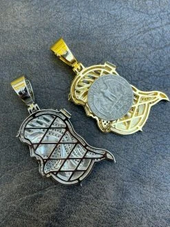 Men's Real 925 Silver / Gold Jesus Piece Iced Hip Hop Necklace Baguette Diamond 31 Men's Real 925 Silver / Gold Jesus Piece Iced Hip Hop Necklace Baguette Diamond -Harlem Bling Shop harlembling mens real 925 silver gold jesus piece iced hip hop necklace baguette diamond 28827.1664388264