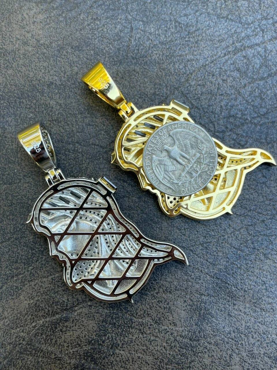 Men's Real 925 Silver / Gold Jesus Piece Iced Hip Hop Necklace Baguette Diamond 17 Men's Real 925 Silver / Gold Jesus Piece Iced Hip Hop Necklace Baguette Diamond - Image 15