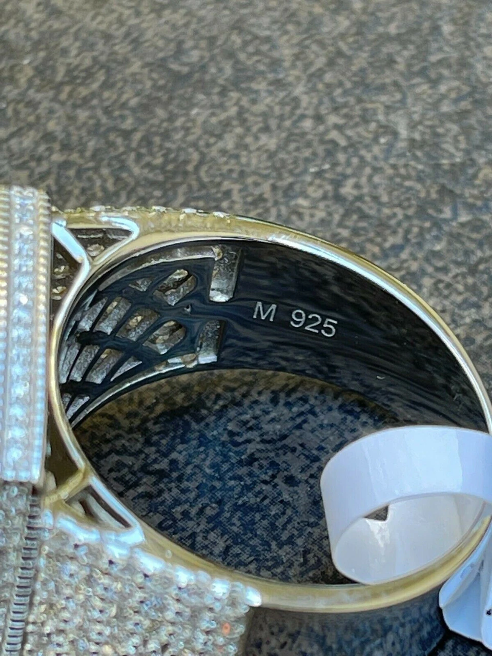 Men's Real 925 Silver Iced Hip Hop 5ct MOISSANITE RING Pass Diamond Test Pinky 14 Men's Real 925 Silver Iced Hip Hop 5ct MOISSANITE RING Pass Diamond Test Pinky - Image 12