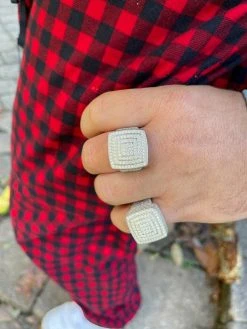 Men's Real 925 Silver Iced Hip Hop 5ct MOISSANITE RING Pass Diamond Test Pinky 23 Men's Real 925 Silver Iced Hip Hop 5ct MOISSANITE RING Pass Diamond Test Pinky -Harlem Bling Shop harlembling mens real 925 silver iced hip hop 5ct moissanite ring pass diamond test pinky 68871.1664355249