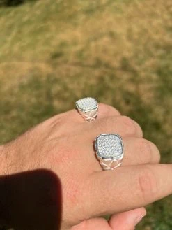 Mens Real 925 Sterling Silver Iced CZ Nugget Ring Hip Hop Size 7 8 9 10 11 12 13 17 Mens Real 925 Sterling Silver Iced CZ Nugget Ring Hip Hop Size 7 8 9 10 11 12 13 -Harlem Bling Shop harlembling mens real 925 sterling silver iced cz nugget ring hip hop size 7 8 9 10 11 12 13 41102.1664299959