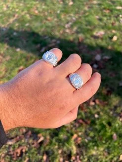 Mens Real 925 Sterling Silver Iced Out Rolex Crown Watch Ring -Harlem Bling Shop harlembling mens real 925 sterling silver iced out rolex crown watch ring 46023.1672764903