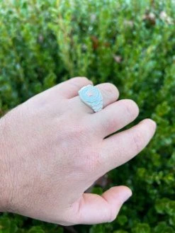 Mens Real 925 Sterling Silver Iced Out Rolex Crown Watch Ring -Harlem Bling Shop harlembling mens real 925 sterling silver iced out rolex crown watch ring 68389.1672764914