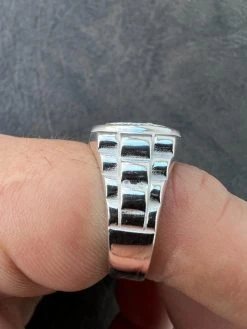 Mens Real 925 Sterling Silver Iced Out Rolex Crown Watch Ring -Harlem Bling Shop harlembling mens real 925 sterling silver iced out rolex crown watch ring 71660.1672764936