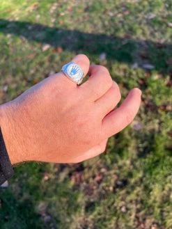 Mens Real 925 Sterling Silver Iced Out Rolex Crown Watch Ring -Harlem Bling Shop harlembling mens real 925 sterling silver iced out rolex crown watch ring 90757.1672764919