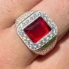 Mens Real 925 Sterling Silver Iced Simulated Red Ruby & CZ Hip Hop Ring Sz 6-13 2 Mens Real 925 Sterling Silver Iced Simulated Red Ruby & CZ Hip Hop Ring Sz 6-13 -Harlem Bling Shop harlembling mens real 925 sterling silver iced simulated red ruby and cz hip hop ring sz 6 13 75683.1664301598