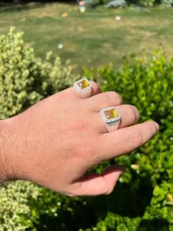 Mens Real 925 Sterling Silver Iced Simulated Yellow Canary Diamond Hip Hop Ring 20 Mens Real 925 Sterling Silver Iced Simulated Yellow Canary Diamond Hip Hop Ring -Harlem Bling Shop harlembling mens real 925 sterling silver iced simulated yellow canary diamond hip hop ring 52395.1664299710