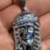 Men's Real 925 Sterling Silver Jesus Piece Necklace 1x1.5" Iced Hip Hop Pendant 2 Men's Real 925 Sterling Silver Jesus Piece Necklace 1x1.5" Iced Hip Hop Pendant -Harlem Bling Shop harlembling mens real 925 sterling silver jesus piece necklace 1x1.5 iced hip hop pendant 30112.1664385013