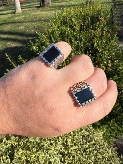 Mens Real 925 Sterling Silver Natural Black Onyx Gemstone Nugget Hip Hop Ring 29 Mens Real 925 Sterling Silver Natural Black Onyx Gemstone Nugget Hip Hop Ring -Harlem Bling Shop harlembling mens real 925 sterling silver natural black onyx gemstone nugget hip hop ring 26952.1672851588