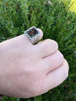 Mens Real 925 Sterling Silver Natural Black Onyx Gemstone Nugget Hip Hop Ring 33 Mens Real 925 Sterling Silver Natural Black Onyx Gemstone Nugget Hip Hop Ring -Harlem Bling Shop harlembling mens real 925 sterling silver natural black onyx gemstone nugget hip hop ring 82671.1672851697