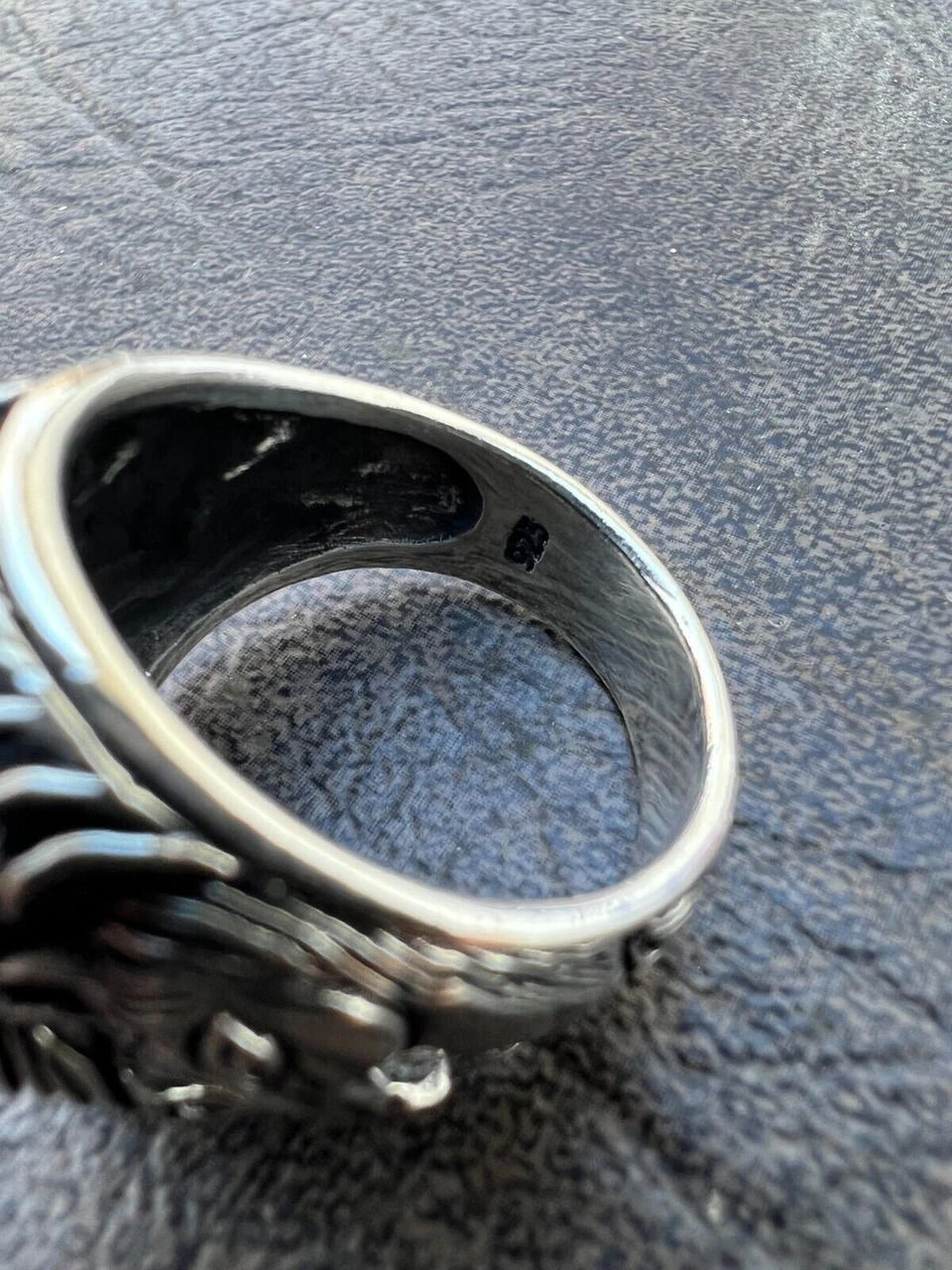 Mens Real 925 Sterling Silver Natural Black Onyx Gemstone W. Horse Design Ring 21 Mens Real 925 Sterling Silver Natural Black Onyx Gemstone W. Horse Design Ring - Image 19