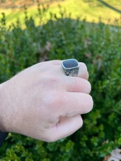 Mens Real 925 Sterling Silver Natural Black Onyx Gemstone W. Horse Design Ring 24 Mens Real 925 Sterling Silver Natural Black Onyx Gemstone W. Horse Design Ring -Harlem Bling Shop harlembling mens real 925 sterling silver natural black onyx gemstone w horse design ring 82547.1672851814