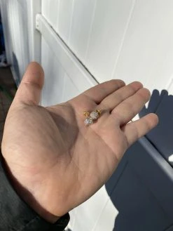 Mens Real Gold Vermeil 925 Sterling Silver Round Earrings MOISSANITE Studs Iced 17 Mens Real Gold Vermeil 925 Sterling Silver Round Earrings MOISSANITE Studs Iced -Harlem Bling Shop harlembling mens real gold vermeil 925 sterling silver round earrings moissanite studs iced 26437.1664397472