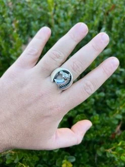 Mens Real Plain Solid 925 Sterling Silver Horse & Lucky Horseshoe Ring Size 7-13 -Harlem Bling Shop harlembling mens real plain solid 925 sterling silver horse and lucky horseshoe ring size 7 13 22581.1672851687