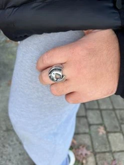 Mens Real Plain Solid 925 Sterling Silver Horse & Lucky Horseshoe Ring Size 7-13 -Harlem Bling Shop harlembling mens real plain solid 925 sterling silver horse and lucky horseshoe ring size 7 13 27677.1672851796