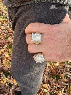 Men's Real Solid 925 Silver 14k Gold Plated MOISSANITE Large 3D Iced HipHop Ring 35 Men's Real Solid 925 Silver 14k Gold Plated MOISSANITE Large 3D Iced HipHop Ring -Harlem Bling Shop harlembling mens real solid 925 silver 14k gold plated moissanite large 3d iced hiphop ring 14935.1700107254