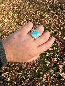 Mens Real Solid 925 Silver Blue Turquoise Natural Native American Gemstone Ring 36 Mens Real Solid 925 Silver Blue Turquoise Natural Native American Gemstone Ring -Harlem Bling Shop harlembling mens real solid 925 silver blue turquoise natural native american gemstone ring 53016.1700280283