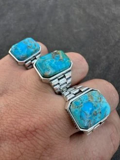 Mens Real Solid 925 Silver Blue Turquoise Natural Native American Gemstone Ring 24 Mens Real Solid 925 Silver Blue Turquoise Natural Native American Gemstone Ring -Harlem Bling Shop harlembling mens real solid 925 silver blue turquoise natural native american gemstone ring 93617.1700280336