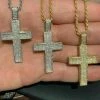 Men's Real Solid 925 Silver Cross Pendant Bust Down Crucifix Necklace Iced CZ 2 Men's Real Solid 925 Silver Cross Pendant Bust Down Crucifix Necklace Iced CZ -Harlem Bling Shop harlembling mens real solid 925 silver cross pendant bust down crucifix necklace iced cz 00714.1664392432