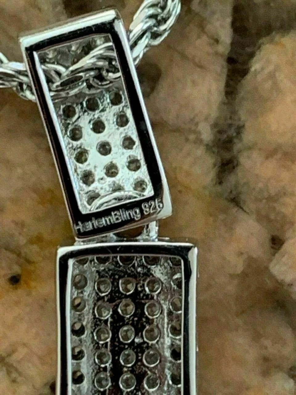 Men's Real Solid 925 Silver Cross Pendant Bust Down Crucifix Necklace Iced CZ 14 Men's Real Solid 925 Silver Cross Pendant Bust Down Crucifix Necklace Iced CZ - Image 12