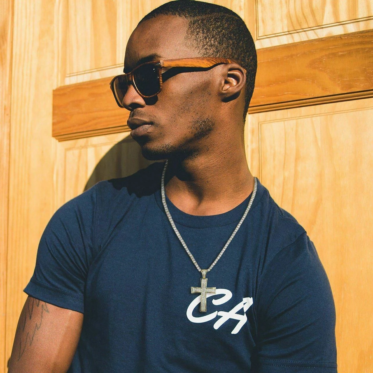 Mens Real Solid 925 Silver Cross W. Tennis Chain Pendant Iced Icy Hip Hop Rapper 15 Mens Real Solid 925 Silver Cross W. Tennis Chain Pendant Iced Icy Hip Hop Rapper - Image 13