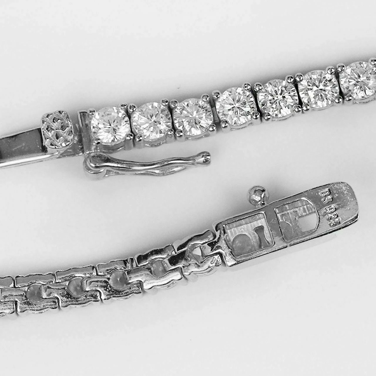 Mens Real Solid 925 Silver Cross W. Tennis Chain Pendant Iced Icy Hip Hop Rapper 20 Mens Real Solid 925 Silver Cross W. Tennis Chain Pendant Iced Icy Hip Hop Rapper - Image 18