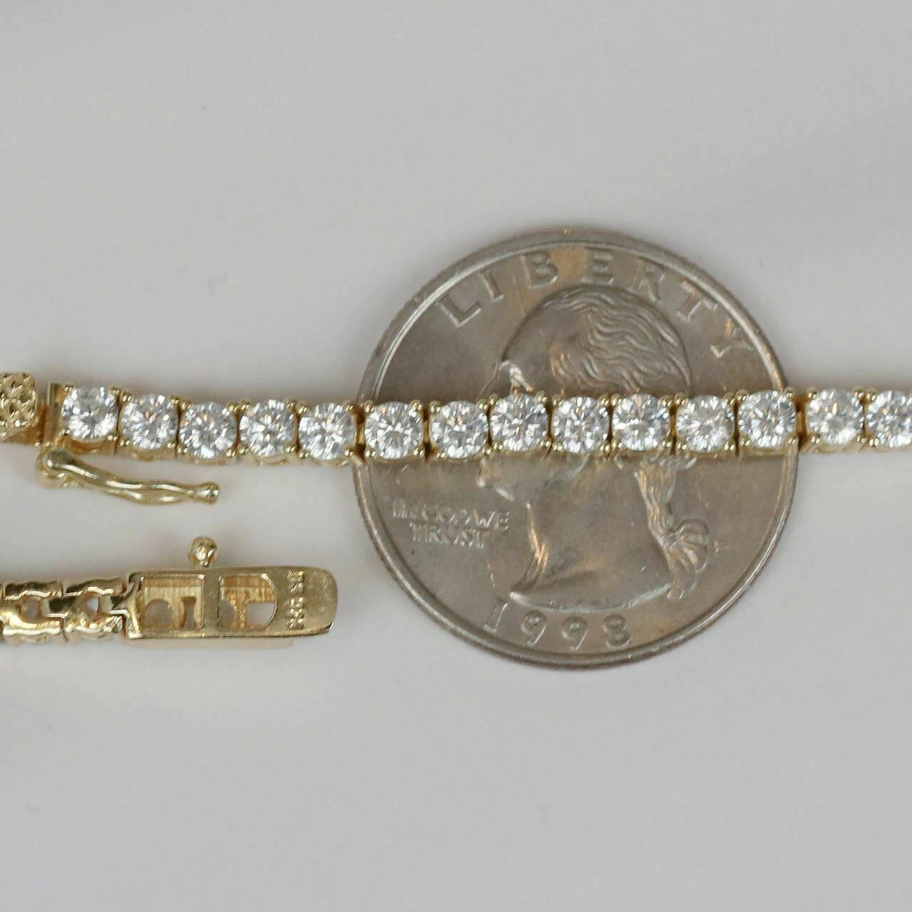 Men's Real Solid 925 Silver Cross W. Tennis Chain Pendant Super Iced Man Diamond 14 Men's Real Solid 925 Silver Cross W. Tennis Chain Pendant Super Iced Man Diamond - Image 12