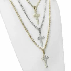 Men's Real Solid 925 Silver Cross W. Tennis Chain Pendant Super Iced Man Diamond 17 Men's Real Solid 925 Silver Cross W. Tennis Chain Pendant Super Iced Man Diamond -Harlem Bling Shop harlembling mens real solid 925 silver cross w tennis chain pendant super iced man diamond 09246.1665671567