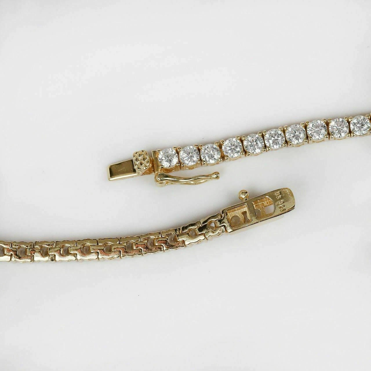 Men's Real Solid 925 Silver Cross W. Tennis Chain Pendant Super Iced Man Diamond 12 Men's Real Solid 925 Silver Cross W. Tennis Chain Pendant Super Iced Man Diamond - Image 10