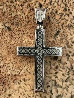 Men’s Real Solid 925 Silver Large Iced Cross 3ct Diamonds 2x1.5” Hip Hop Pendant -Harlem Bling Shop harlembling mens real solid 925 silver large iced cross 3ct diamonds 2x1.5 hip hop pendant 41929.1664395683