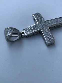 Men’s Real Solid 925 Silver Large Iced Cross 3ct Diamonds 2x1.5” Hip Hop Pendant -Harlem Bling Shop harlembling mens real solid 925 silver large iced cross 3ct diamonds 2x1.5 hip hop pendant 66304.1664399019