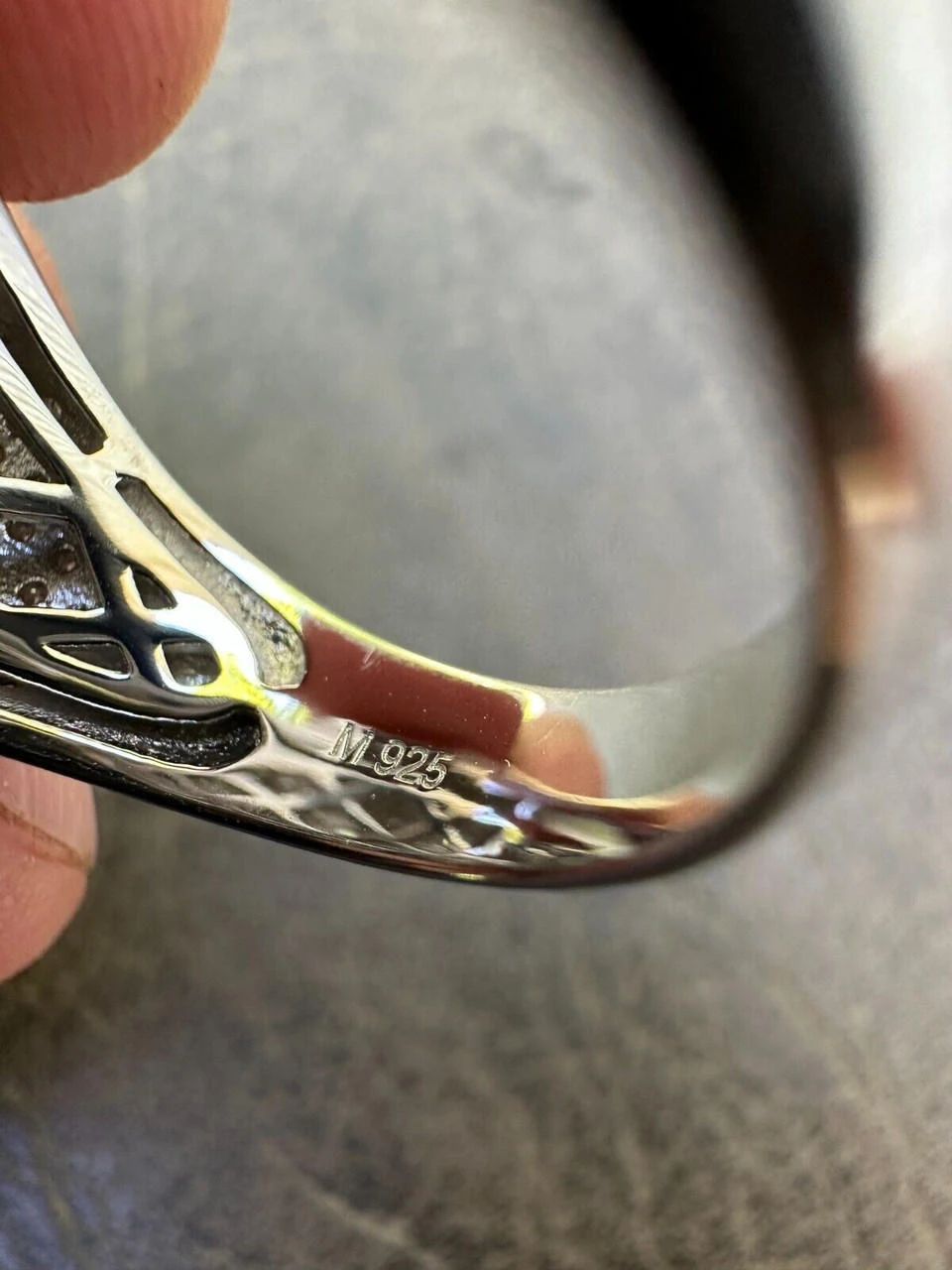 Men's Real Solid 925 Silver MOISSANITE Baguette Passes Tester Pinky RING Hip Hop 13 Men's Real Solid 925 Silver MOISSANITE Baguette Passes Tester Pinky RING Hip Hop - Image 11