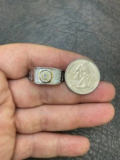 Men's Real Solid 925 Silver Moissanite Ring Passes Diamond Tester Iced Pinky Out -Harlem Bling Shop harlembling mens real solid 925 silver moissanite ring passes diamond tester iced pinky out 29666.1664396617