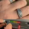 Mens REAL Solid 925 Silver Nugget Band Ring Iced Moissanite Pass Diamond Tester 1 Mens REAL Solid 925 Silver Nugget Band Ring Iced Moissanite Pass Diamond Tester -Harlem Bling Shop harlembling mens real solid 925 silver nugget band ring iced moissanite pass diamond tester 13272.1664399024