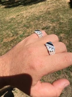 Mens Real Solid 925 Silver Nugget Black Onyx Iced Simulated Diamond Ring Hip Hop -Harlem Bling Shop harlembling mens real solid 925 silver nugget black onyx iced simulated diamond ring hip hop 66805.1664300054