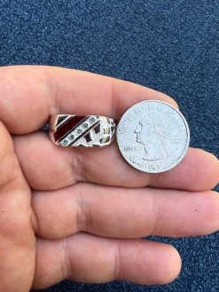 Mens Real Solid 925 Silver Nugget Red Ruby Iced Simulated Diamond Ring Hip Hop -Harlem Bling Shop harlembling mens real solid 925 silver nugget red ruby iced simulated diamond ring hip hop 98392.1664300242