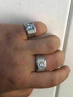 Men's REAL Solid 925 Silver Solitaire Ring W. Man Made Diamonds Pinky Sizes 7-13 -Harlem Bling Shop harlembling mens real solid 925 silver solitaire ring w man made diamonds pinky sizes 7 13 42782.1664397727