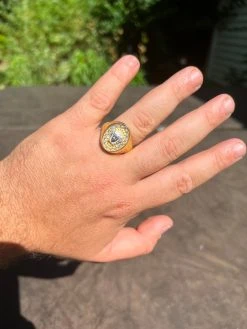 Mens Real Solid 925 Sterling Silver 14k Gold Vermeil Medusa Hip Hop Ring Sz 7-13 24 Mens Real Solid 925 Sterling Silver 14k Gold Vermeil Medusa Hip Hop Ring Sz 7-13 -Harlem Bling Shop harlembling mens real solid 925 sterling silver 14k gold vermeil medusa hip hop ring sz 7 13 01546.1664301197