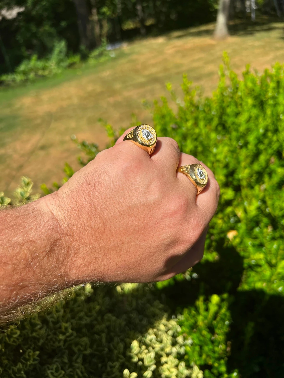 Mens Real Solid 925 Sterling Silver 14k Gold Vermeil Medusa Hip Hop Ring Sz 7-13 14 Mens Real Solid 925 Sterling Silver 14k Gold Vermeil Medusa Hip Hop Ring Sz 7-13 - Image 12