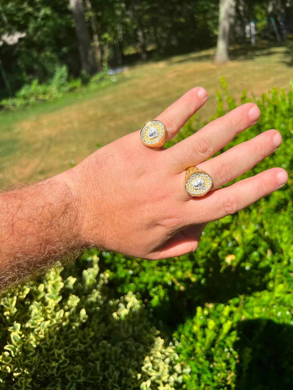 Mens Real Solid 925 Sterling Silver 14k Gold Vermeil Medusa Hip Hop Ring Sz 7-13 10 Mens Real Solid 925 Sterling Silver 14k Gold Vermeil Medusa Hip Hop Ring Sz 7-13 - Image 8