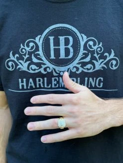 Mens Real Solid 925 Sterling Silver 14k Gold Vermeil Ring Iced Baguette Diamond 19 Mens Real Solid 925 Sterling Silver 14k Gold Vermeil Ring Iced Baguette Diamond -Harlem Bling Shop harlembling mens real solid 925 sterling silver 14k gold vermeil ring iced baguette diamond 35107.1664392454