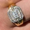 Mens Real Solid 925 Sterling Silver 14k Gold Vermeil Ring Iced Baguette Diamond 2 Mens Real Solid 925 Sterling Silver 14k Gold Vermeil Ring Iced Baguette Diamond -Harlem Bling Shop harlembling mens real solid 925 sterling silver 14k gold vermeil ring iced baguette diamond 72042.1665670578