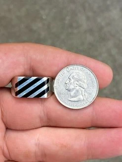 Men's Real Solid 925 Sterling Silver Black Onyx Ring Pinky Anillo Para Hombre -Harlem Bling Shop harlembling mens real solid 925 sterling silver black onyx ring pinky anillo para hombre 05731.1664380302