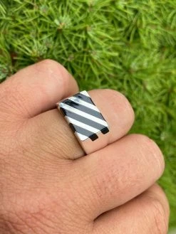 Men's Real Solid 925 Sterling Silver Black Onyx Ring Pinky Anillo Para Hombre -Harlem Bling Shop harlembling mens real solid 925 sterling silver black onyx ring pinky anillo para hombre 38912.1664395716