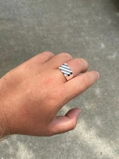 Men's Real Solid 925 Sterling Silver Black Onyx Ring Pinky Anillo Para Hombre -Harlem Bling Shop harlembling mens real solid 925 sterling silver black onyx ring pinky anillo para hombre 61897.1664388220