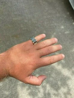 Men's Real Solid 925 Sterling Silver Black Onyx Ring Pinky Anillo Para Hombre -Harlem Bling Shop harlembling mens real solid 925 sterling silver black onyx ring pinky anillo para hombre 65276.1664387650